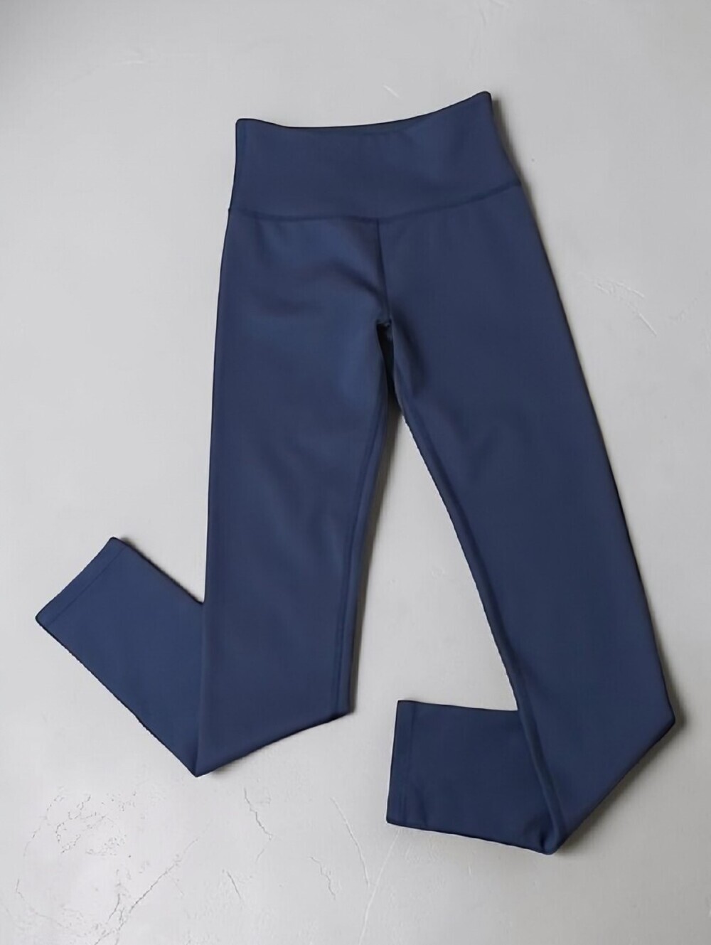 Noli High Waisted Leggings XS Rare Find Solid Purple Gray Workout Gym Yoga